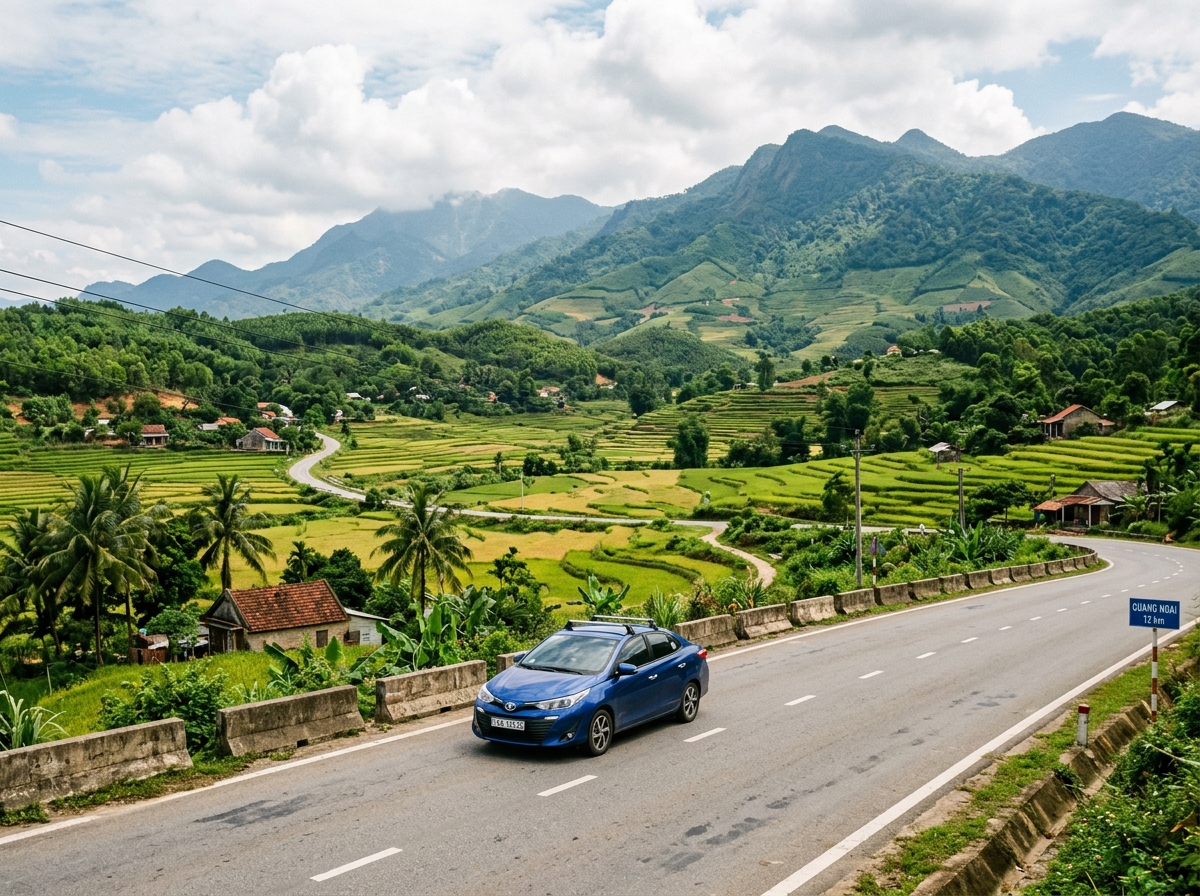 Đặt taxi 4 chỗ Bình Sơn