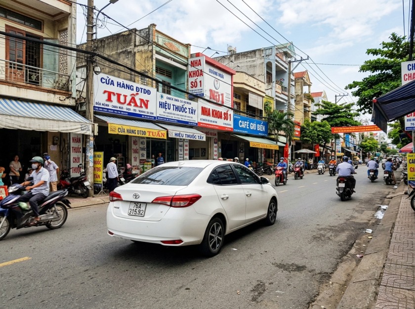 taxi bình sơn đi cảng sa kỳ