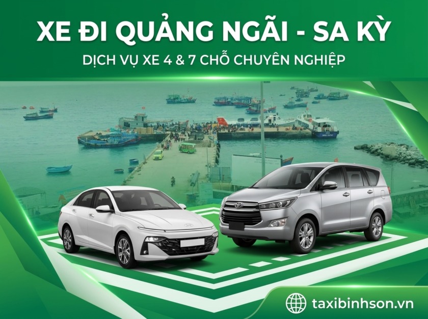 taxi bình sơn đi cảng sa kỳ