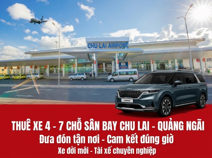 taxi bình sơn đi sân bay chu lai