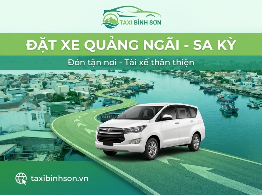 taxi bình sơn đi cảng sa kỳ
