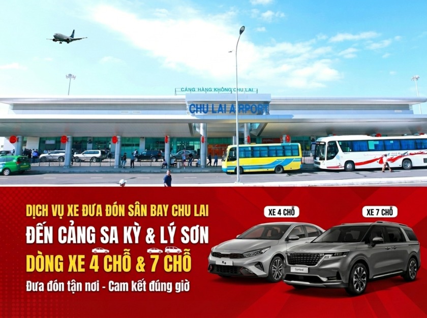 taxi bình sơn đi sân bay chu lai