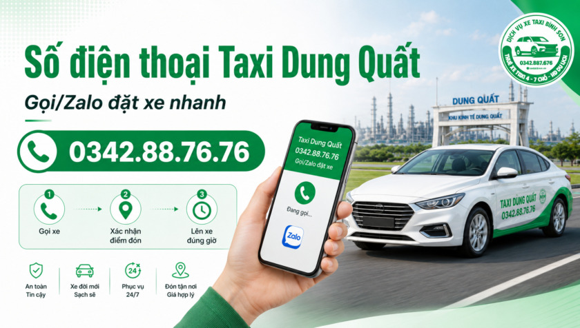taxi Dung Quất Số taxi Dung Quất